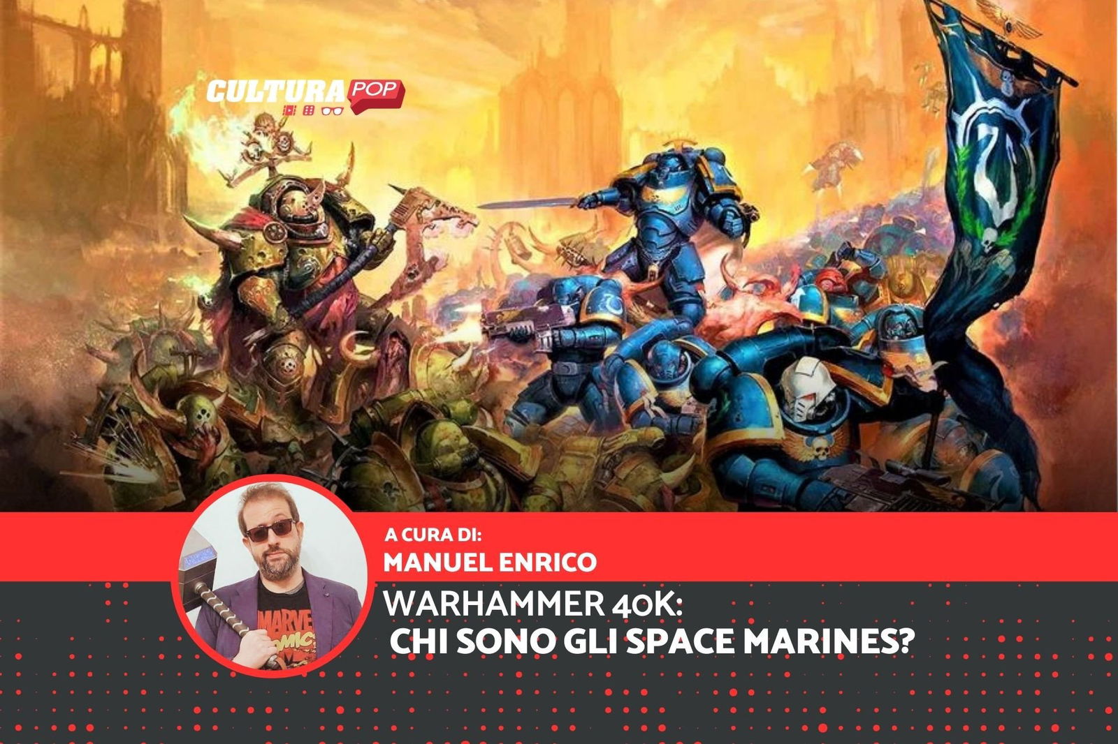 Immagine di Warhammer 40K: chi sono gli Space Marines?