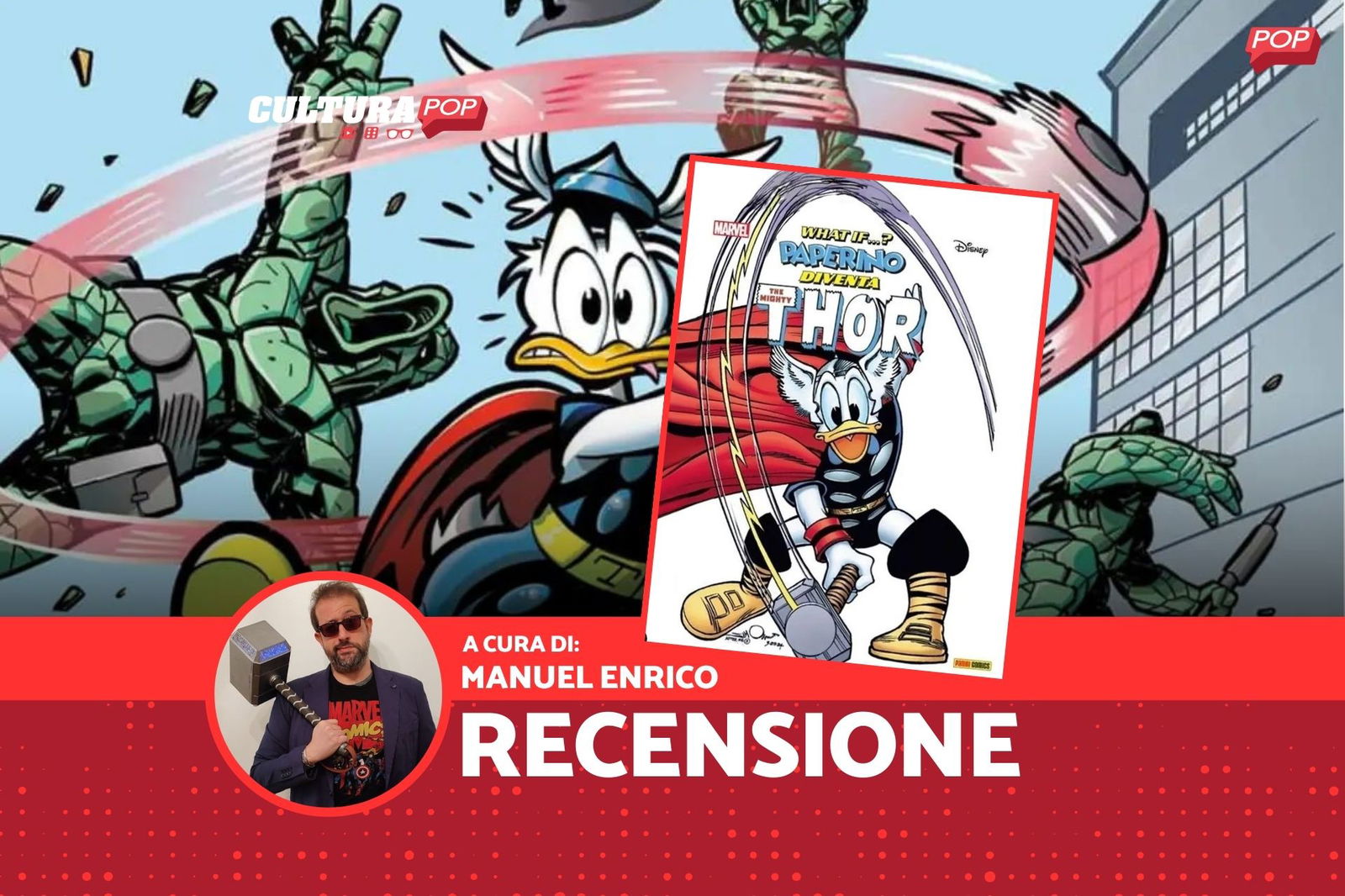 Immagine di What if...? Paperino diventa Thor, recensione: Paperino sarà degno di Mjolnir?