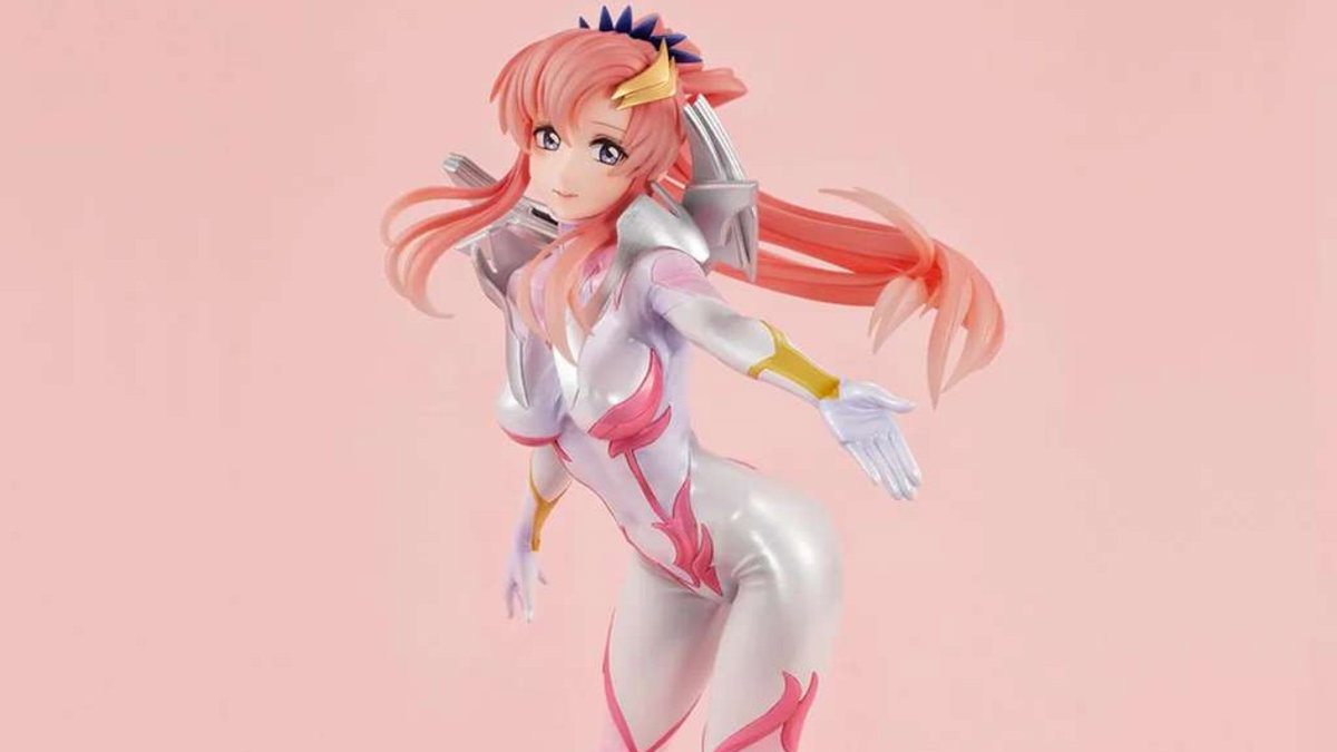 Immagine di Lacus Clyne, la nuova statua di Gundam Seed di Megahouse è iconica