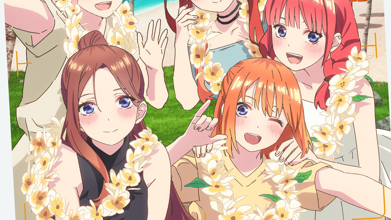 Immagine di The Quintessential Quintuplets HoneyMoon Arc: il nuovo trailer mostra i personaggi alle Hawaii