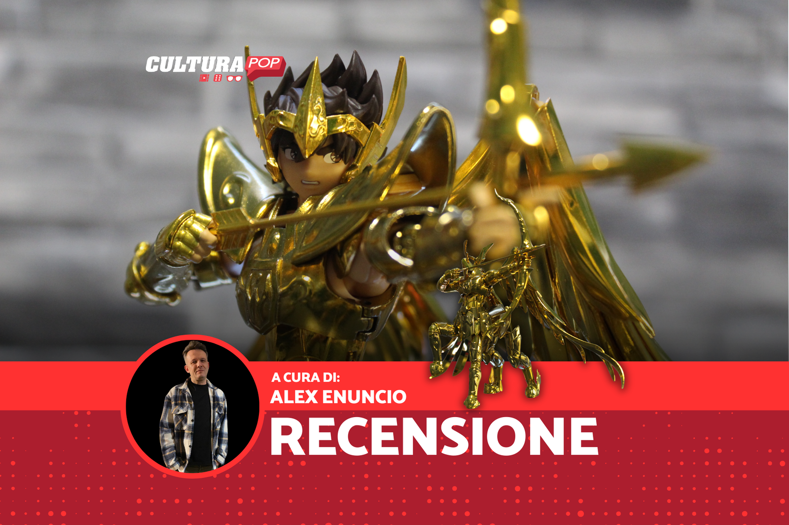 Immagine di Seiya Sagittarius recensione: l’epica armatura d’oro rivive nella linea EX Metal di Bandai