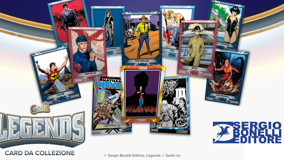 Immagine di Sergio Bonelli Editore presenta Legends - le card da collezione
