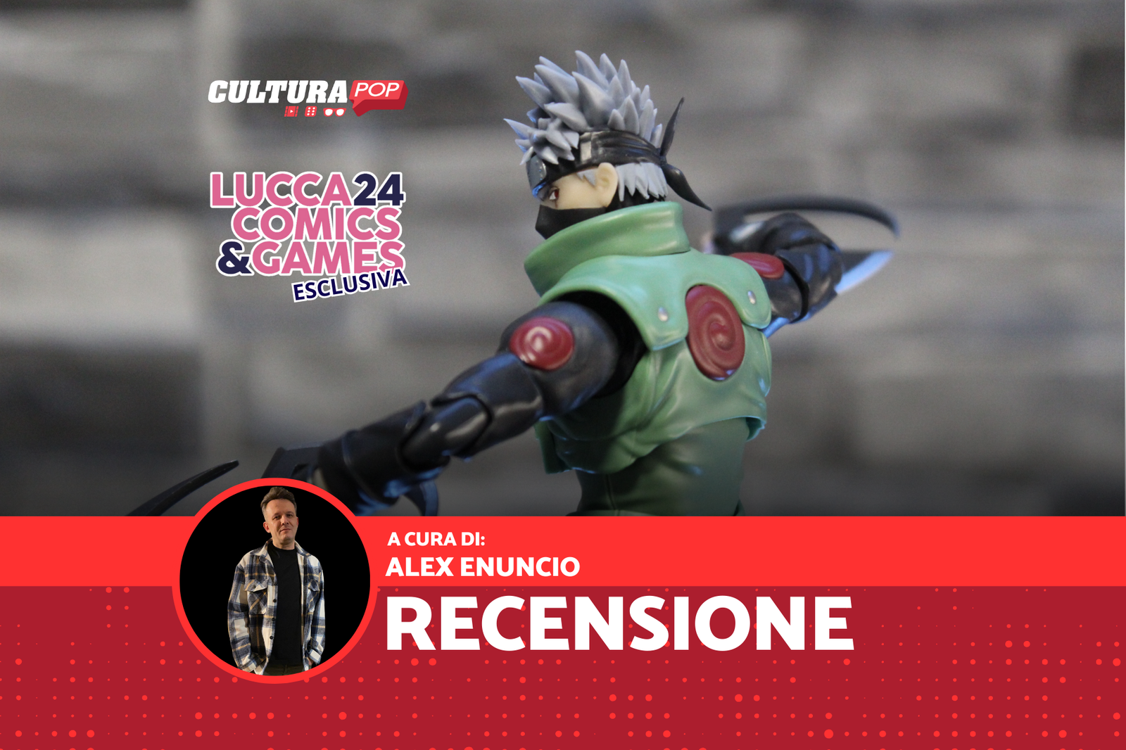 Immagine di Kakashi recensione: l'action figure esclusiva per Lucca Comics and Games 2024