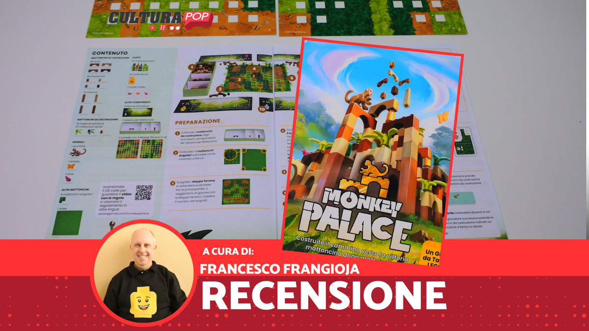 Immagine di Dotted Games - LEGO Monkey Palace, recensione: un gioco da tavolo che incorpora i mattoncini LEGO