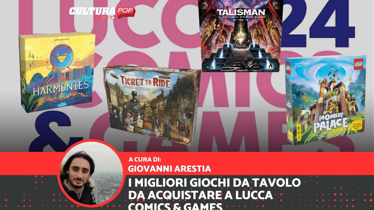 Immagine di I migliori giochi da tavolo da acquistare a Lucca Comics & Games