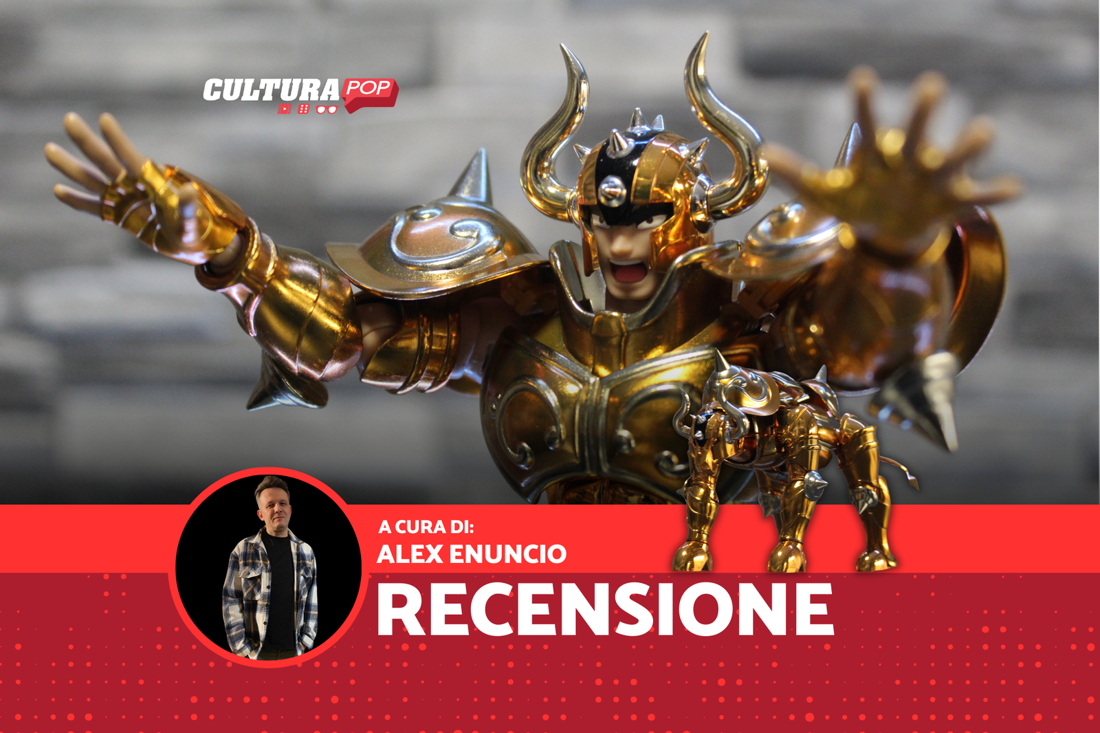 Immagine di Aldebaran Taurus, recensione: la maestosa armatura d'oro torna nella linea Myth Cloth EX