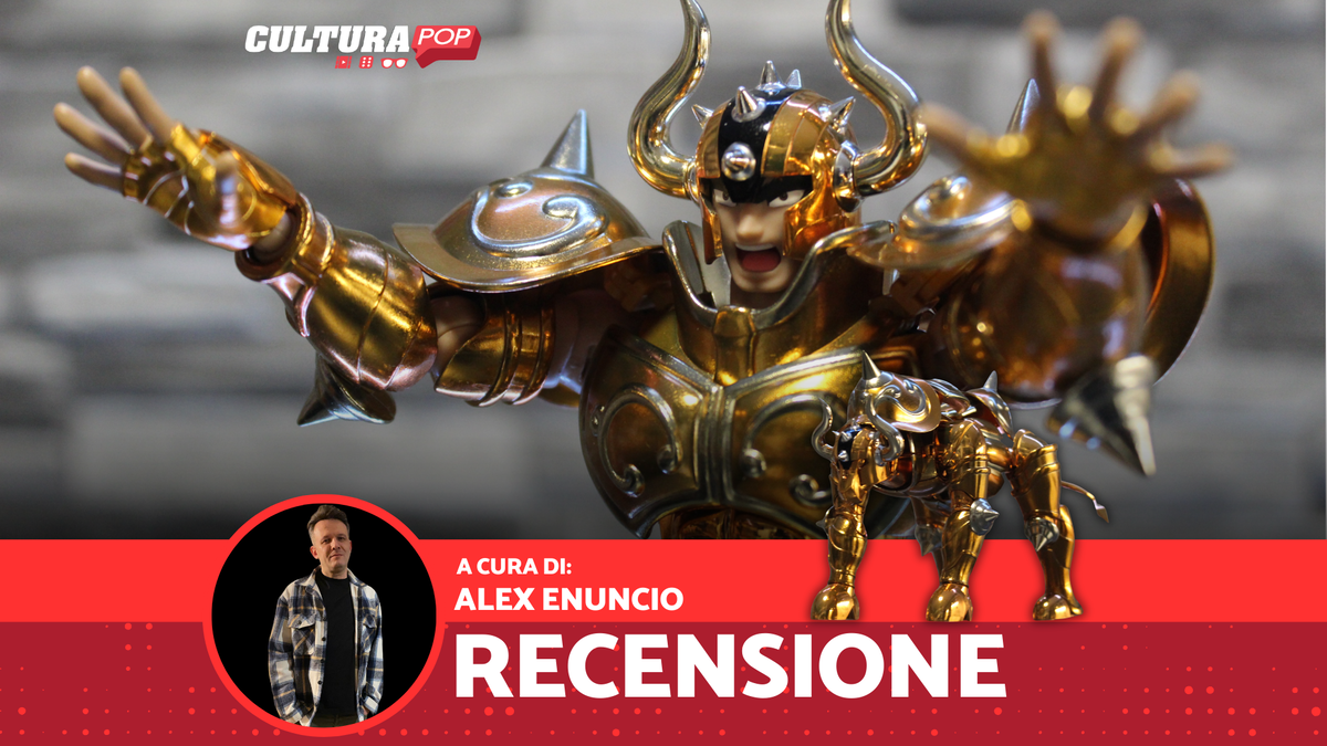 Immagine di Aldebaran Taurus, recensione: la maestosa armatura d'oro torna nella linea Myth Cloth EX