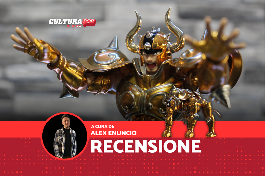 Aldebaran Taurus, recensione: la maestosa armatura d'oro torna nella linea Myth Cloth EX