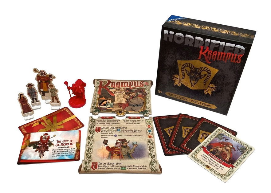 Horrified: Ravensburger annuncia l'espansione Krampus