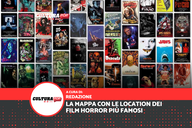 Copertina di La mappa con le location dei film horror più famosi