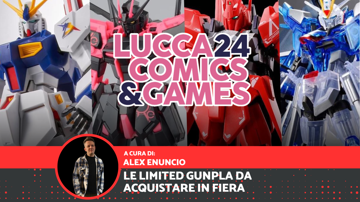 Immagine di Le esclusive Gunpla in arrivo a Lucca Comics and Games 2024 grazie a Cosmic Group