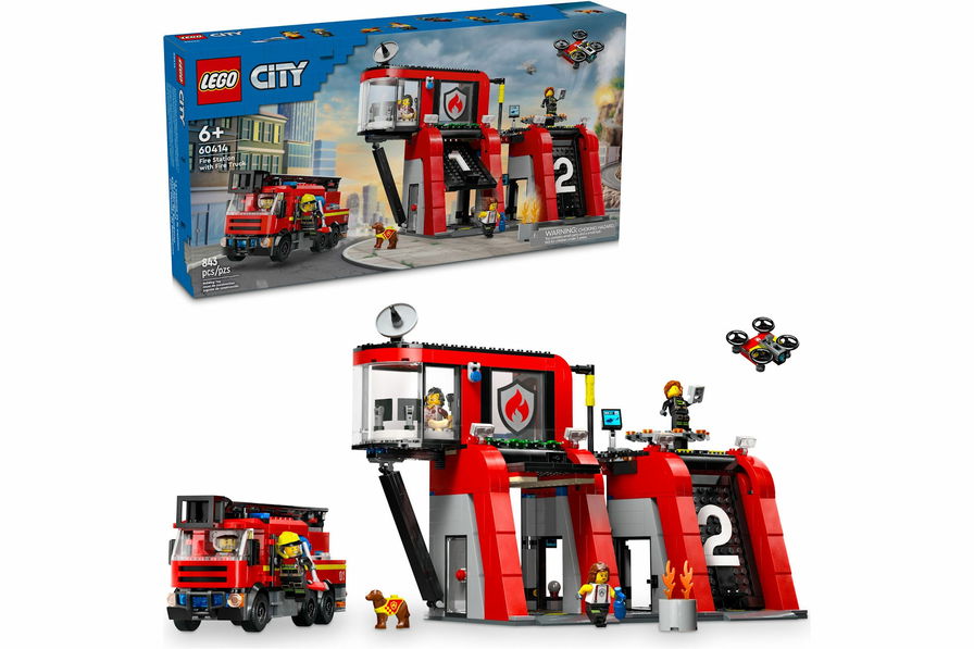 LEGO City - Caserma dei pompieri e autopompa