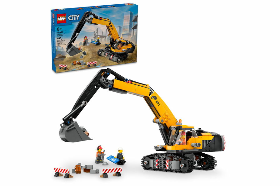 LEGO City - Escavatore da cantiere giallo