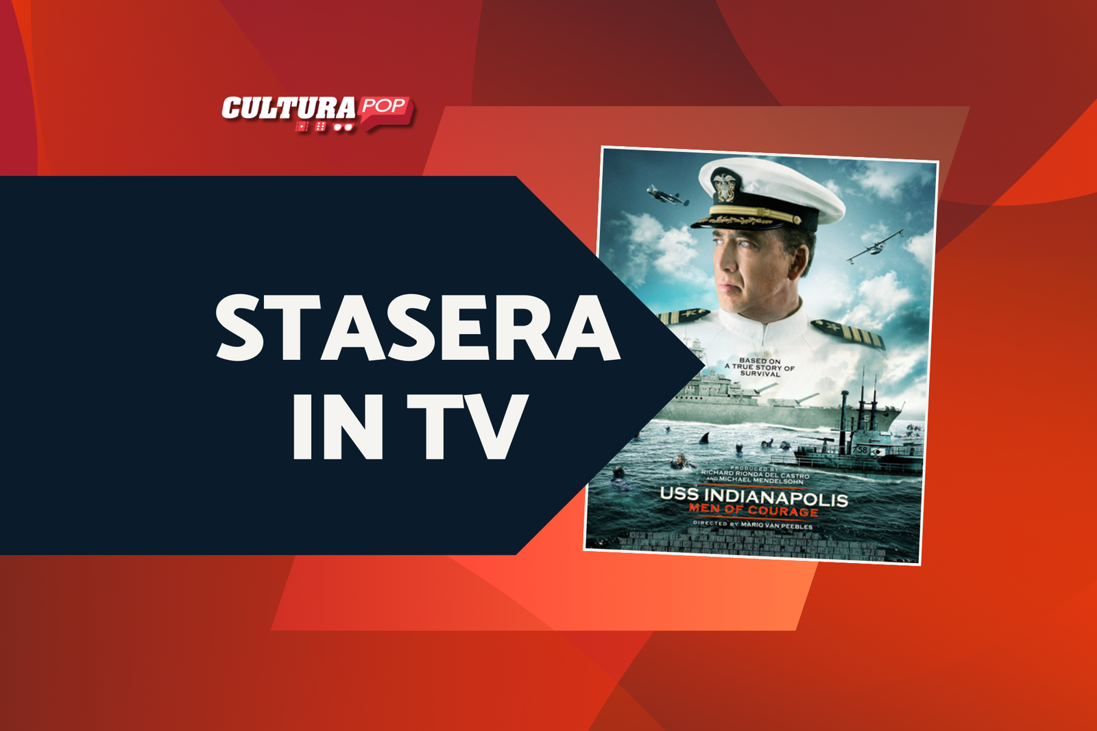 Immagine di Stasera in TV c'è USS Indianapolis, scopri la storia vera dietro al film con Nicolas Cage