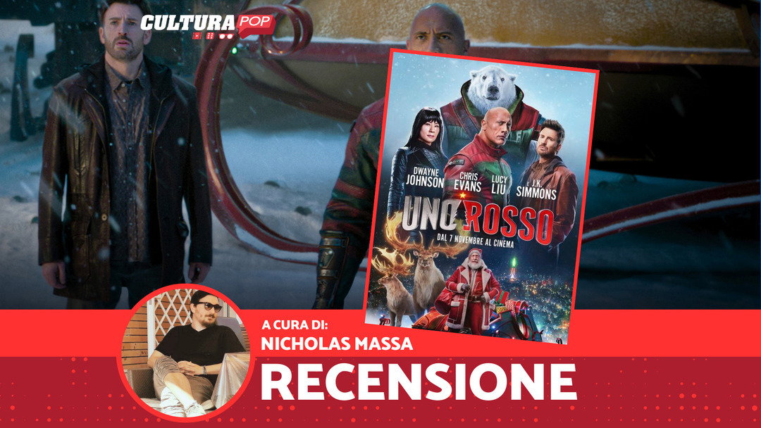 Immagine di Uno Rosso, recensione: azione e risate natalizie con Dwayne Johnson e Chris Evans