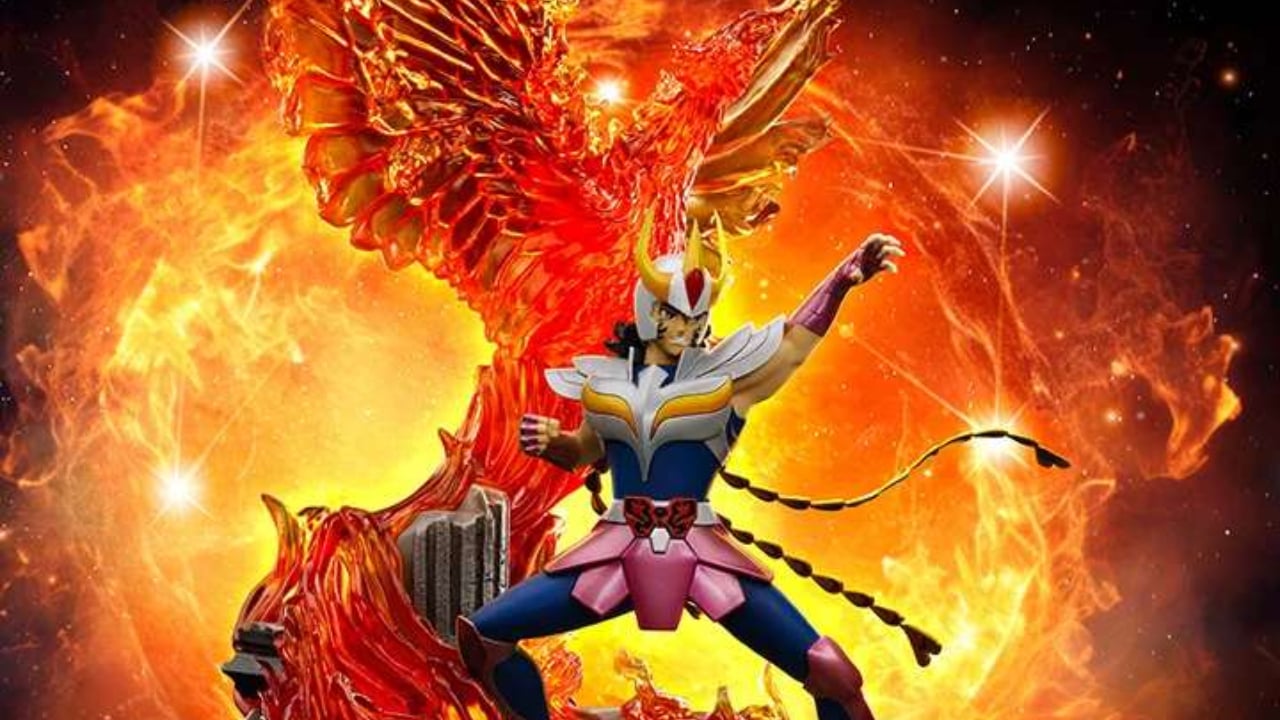 Immagine di Saint Seiya: l'immortale statua di Ikki Phoenix da Iron Studios