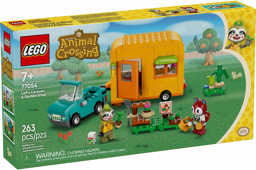 LEGO Animal Crossing La roulotte e il negozio di giardinaggio di Florindo