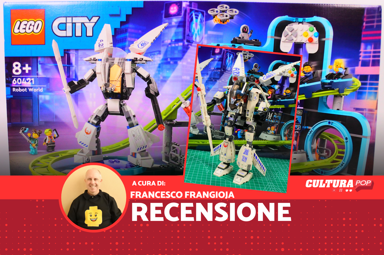 Immagine di LEGO City 60421 Robot World: la recensione