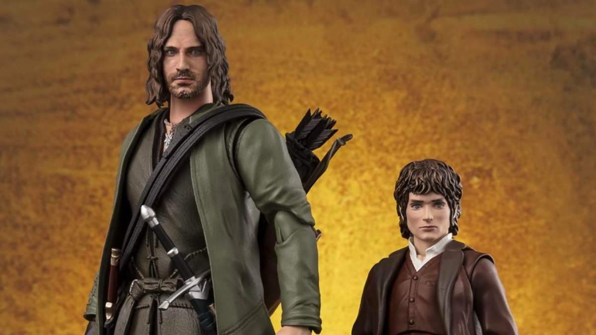 Immagine di Il Signore degli Anelli: Frodo e Aragorn, le prime SH Figuarts di Bandai