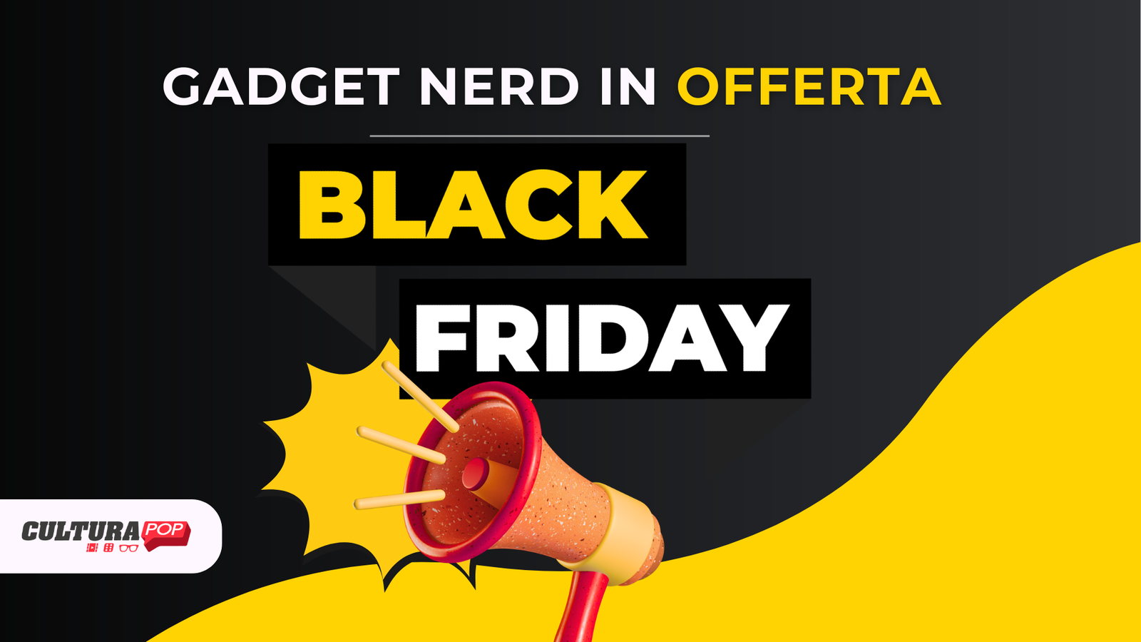 Black Friday: gadget nerd -50% su mycomics