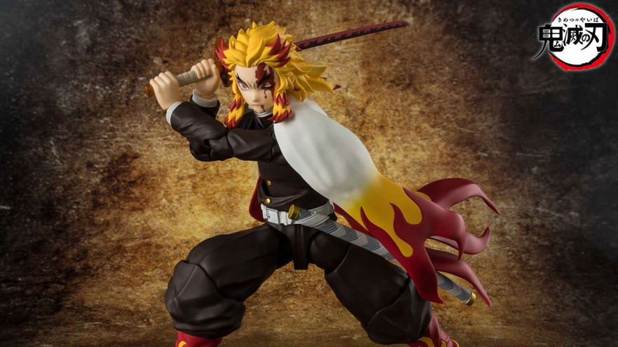 Demon Slayer: Rengoku il pilastro del fuoco arriva nella linea SH Figuarts