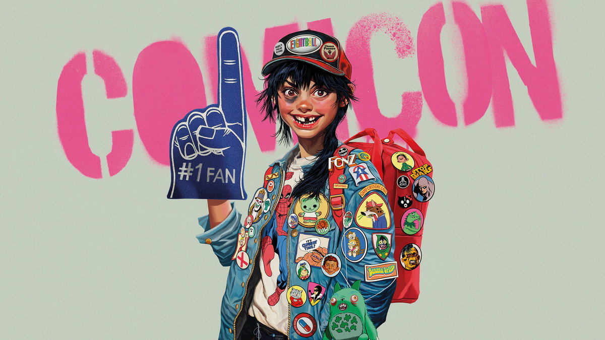 Immagine di COMICON Napoli 2025: il poster ufficiale della XXV edizione firmato da Jamie Hewlett