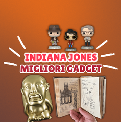 Copertina di Indiana Jones, i gadget più ricercati dai fan