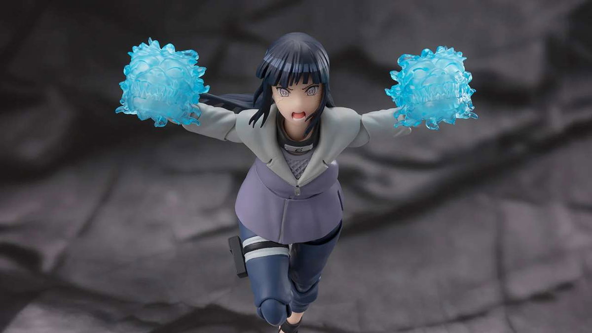Immagine di Hinata Hyuga, la SH Figuarts di Bandai è davvero elegante