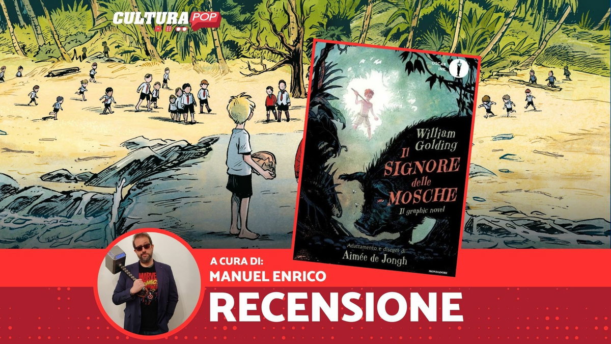 Immagine di Il Signore delle Mosche - Graphic Novel, recensione: le ombre dell'anima umana