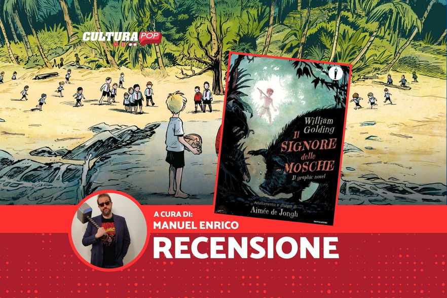 Il Signore delle Mosche - Graphic Novel, recensione: le ombre dell'anima umana