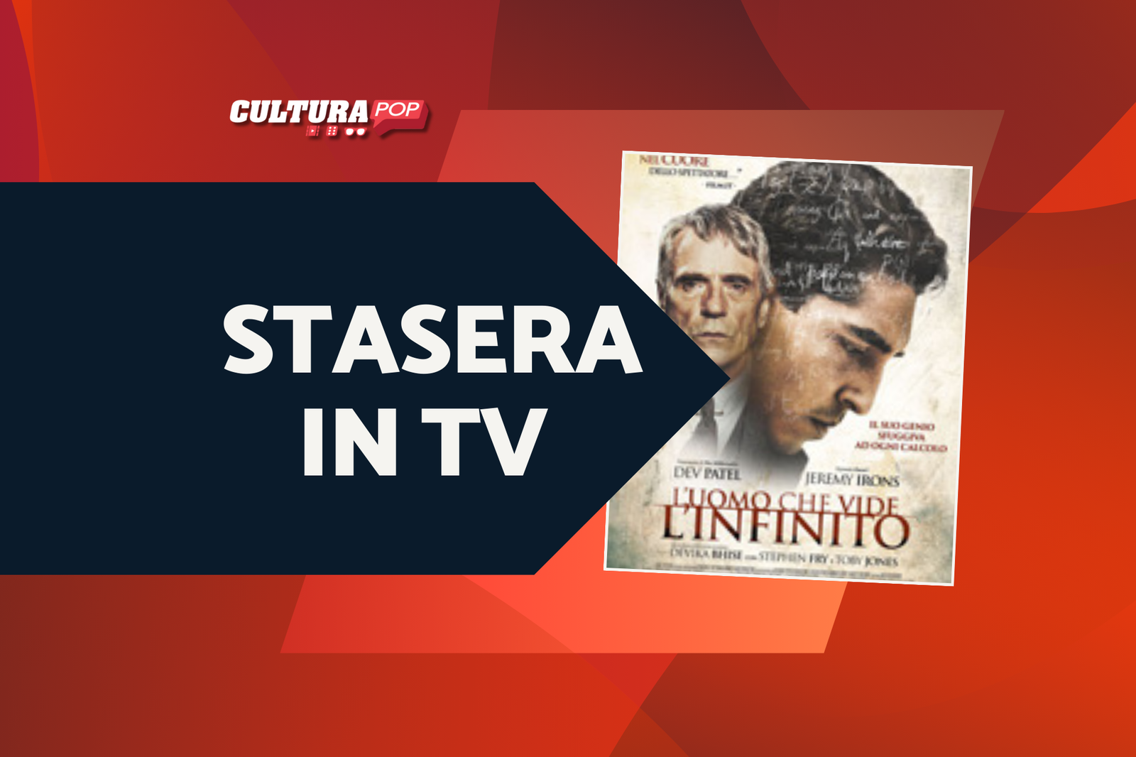 Stasera in TV c'è L'uomo che vide l'infinito, scopri la storia vera che ha ispirato il film