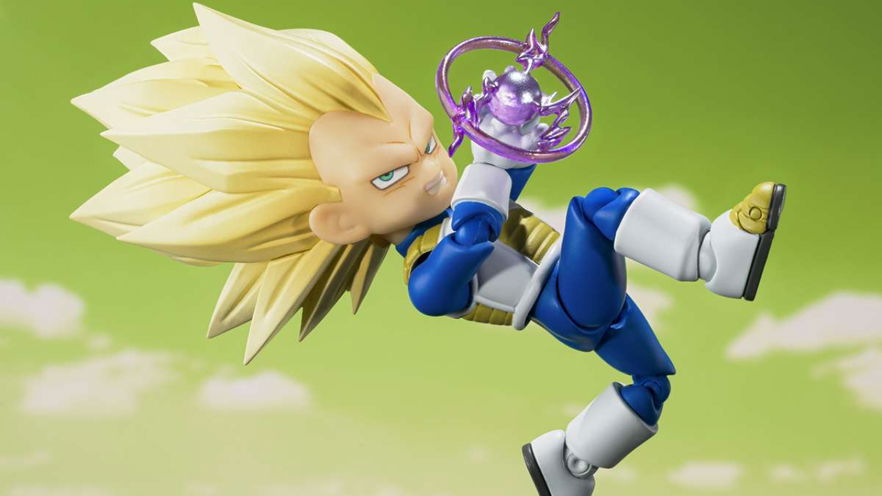 Mini Vegeta Super Saiyan 3: l'inedita trasformazione nella nuova SH Figuarts di Dragon Ball Daima