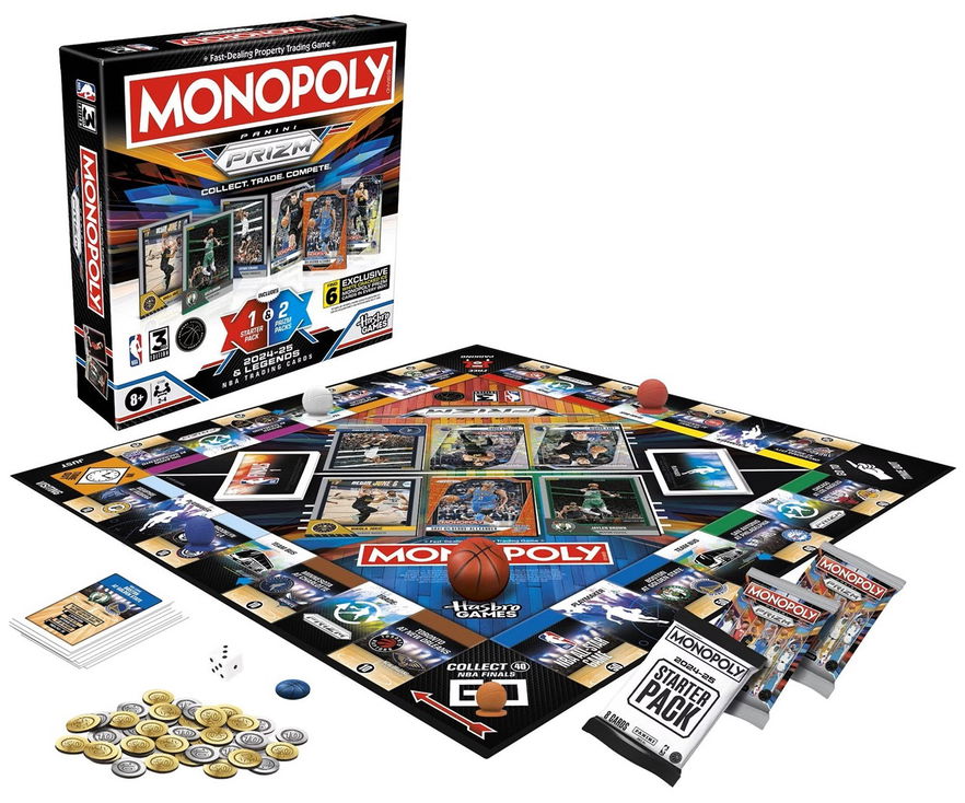 Monopoly, annunciata l'edizione Panini Prizm: NBA