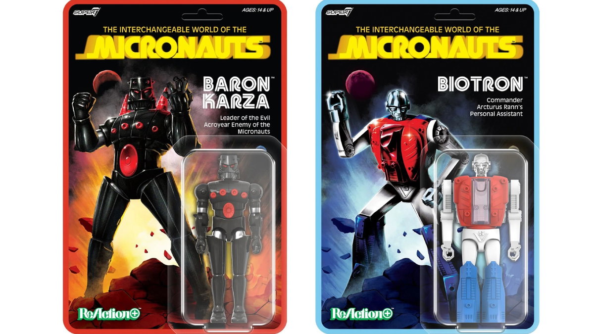 Immagine di Biotron e Baron Karza: i leggendari Micronauti rivivono grazie a Super 7