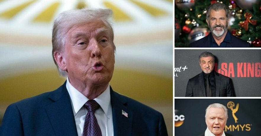 Trump ha nominato Sylvester Stallone, Mel Gibson e Jon Voight ambasciatori di Hollywood