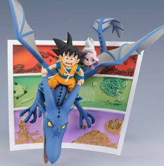 Copertina di Dragon Ball Daima: Mini Goku e Kaioshin protagonisti di una Figuarts Zero unica