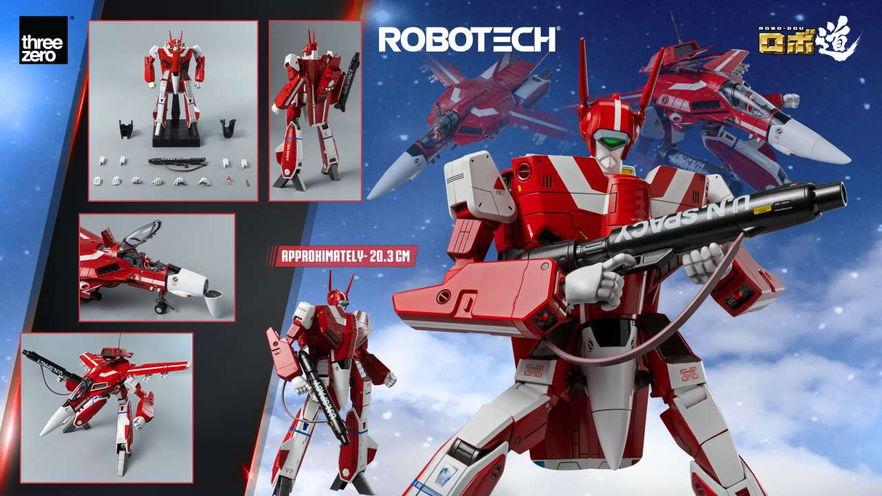 Robotech: arriva il VF-1J Veritech di Miriya Sterling firmato Threezero