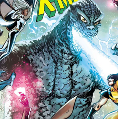 Copertina di Godzilla vs X-Men: la Marvel Comics presenta l'epico crossover