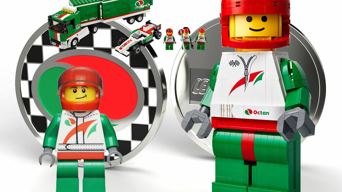 Immagine di Maxi minifigure LEGO: pilota Octan Racing in arrivo