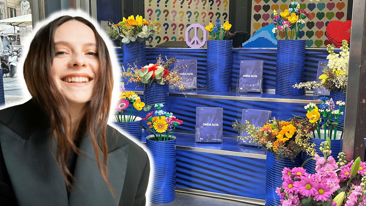 Immagine di LEGO e Michielin: fiori d'amore a Sanremo
