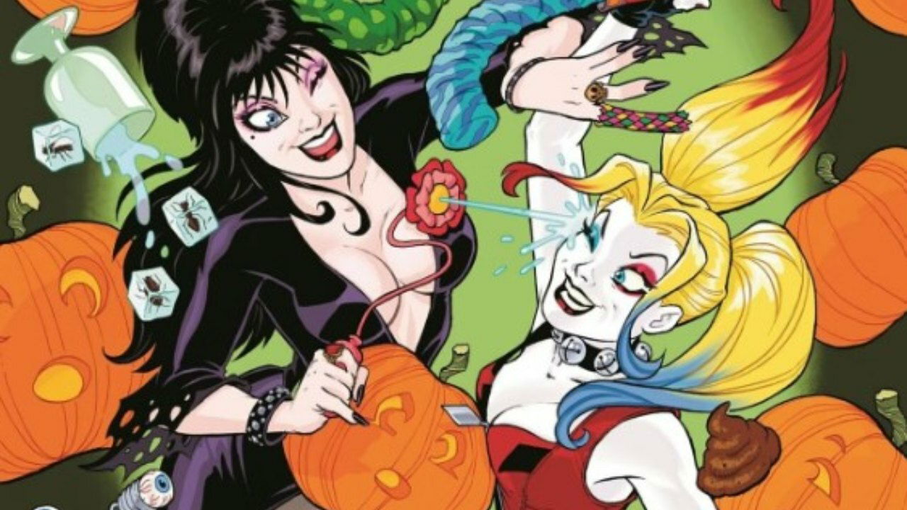 Harley Quinn e l'icona horror Elvira si incontrano in una serie a fumetti