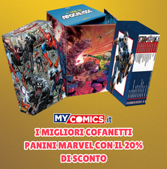 Copertina di I migliori cofanetti Panini Marvel al -20% di sconto su MyComics