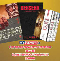 Copertina di I migliori cofanetti, omnibus ed edizioni Deluxe Planet Manga al -20% di sconto su MyComics