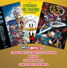 Copertina di I migliori volumi e cofanetti Panini Disney al -20% di sconto su MyComics