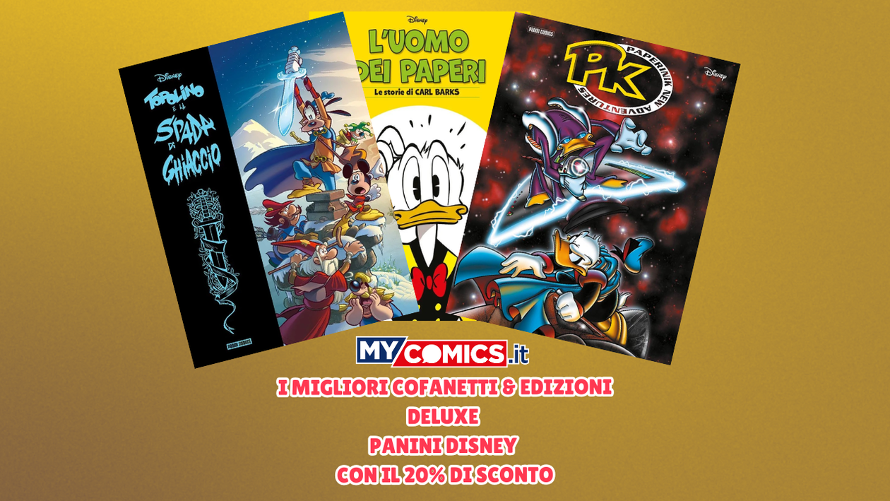 Immagine di I migliori volumi e cofanetti Panini Disney al -20% di sconto su MyComics