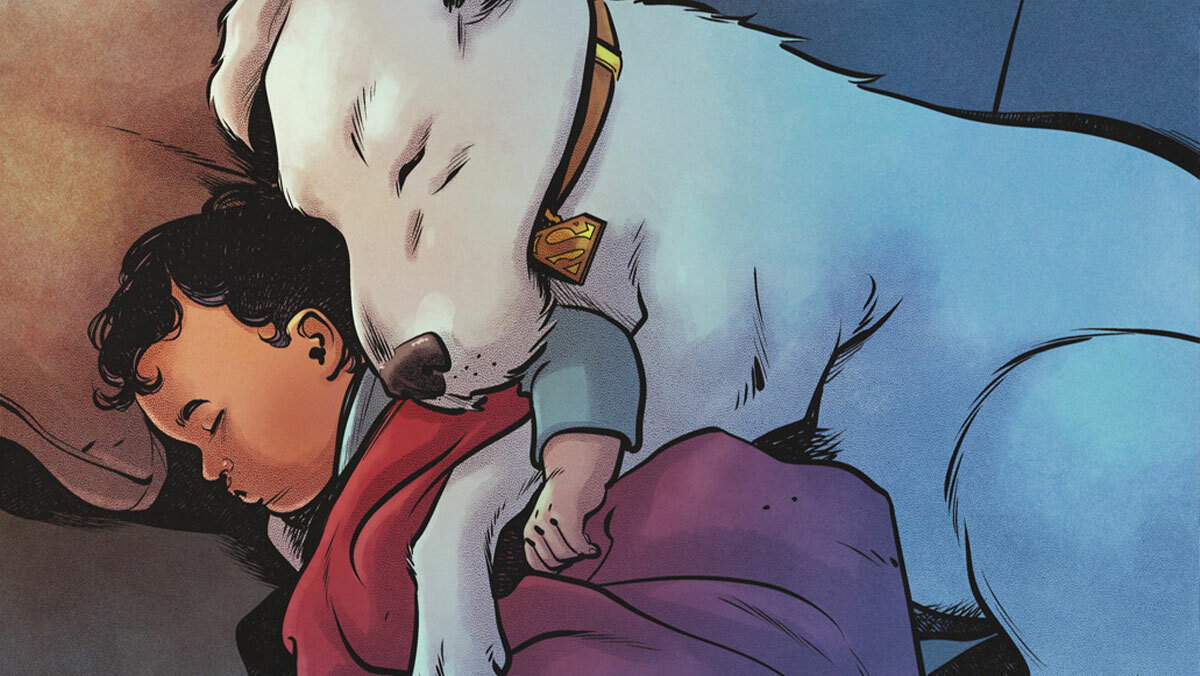Immagine di Superboy su Action Comics e una miniserie su Krypto nella Summer of Superman
