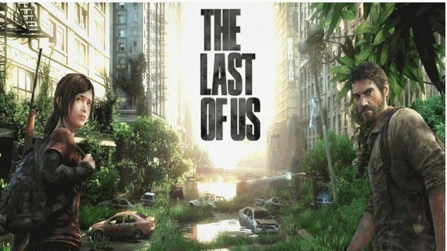 The Last of Us - Poster videogioco con Ellie e Joel