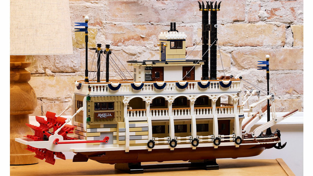 Immagine di LEGO lancia il set Ideas Battello fluviale da 4.090 pezzi