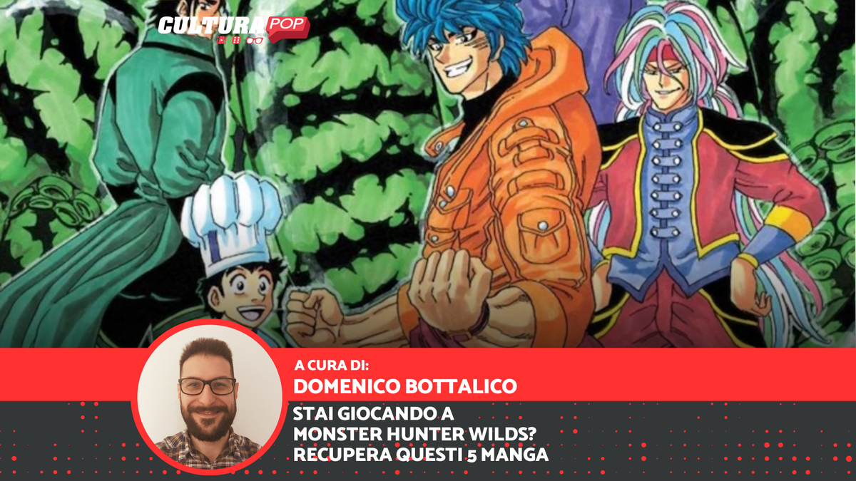 Immagine di Stai giocando a Monster Hunter Wilds? Recupera questi 5 manga
