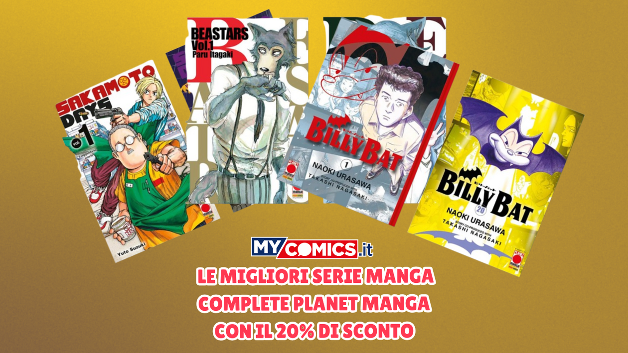 Immagine di Le migliori serie manga complete Planet Manga al -20% di sconto su MyComics
